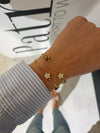 Double bracelet with symbols - GOLD