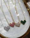 Verižica Pixel Heart White/Gold