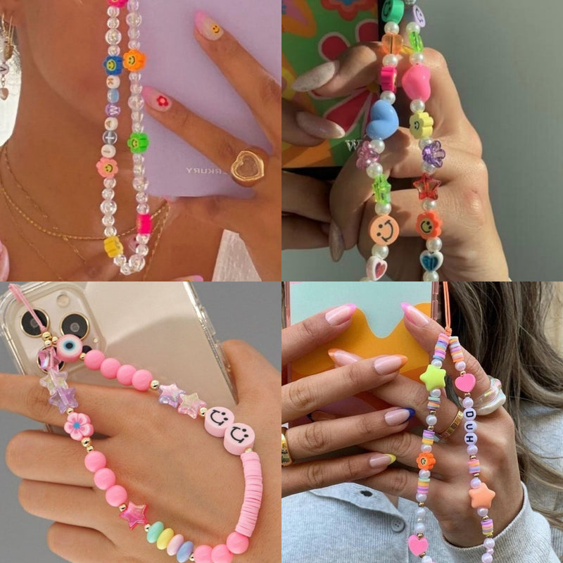 Halskette / Telefonanhänger BEADS-Rožice, Sadje