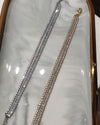 Double bracelet with zircons TENNIS