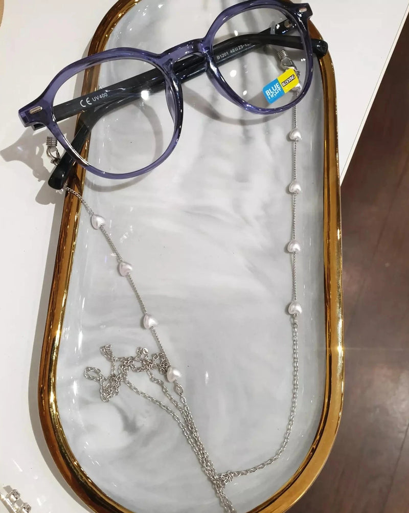 PERLE-Gold eyeglass / mask chain